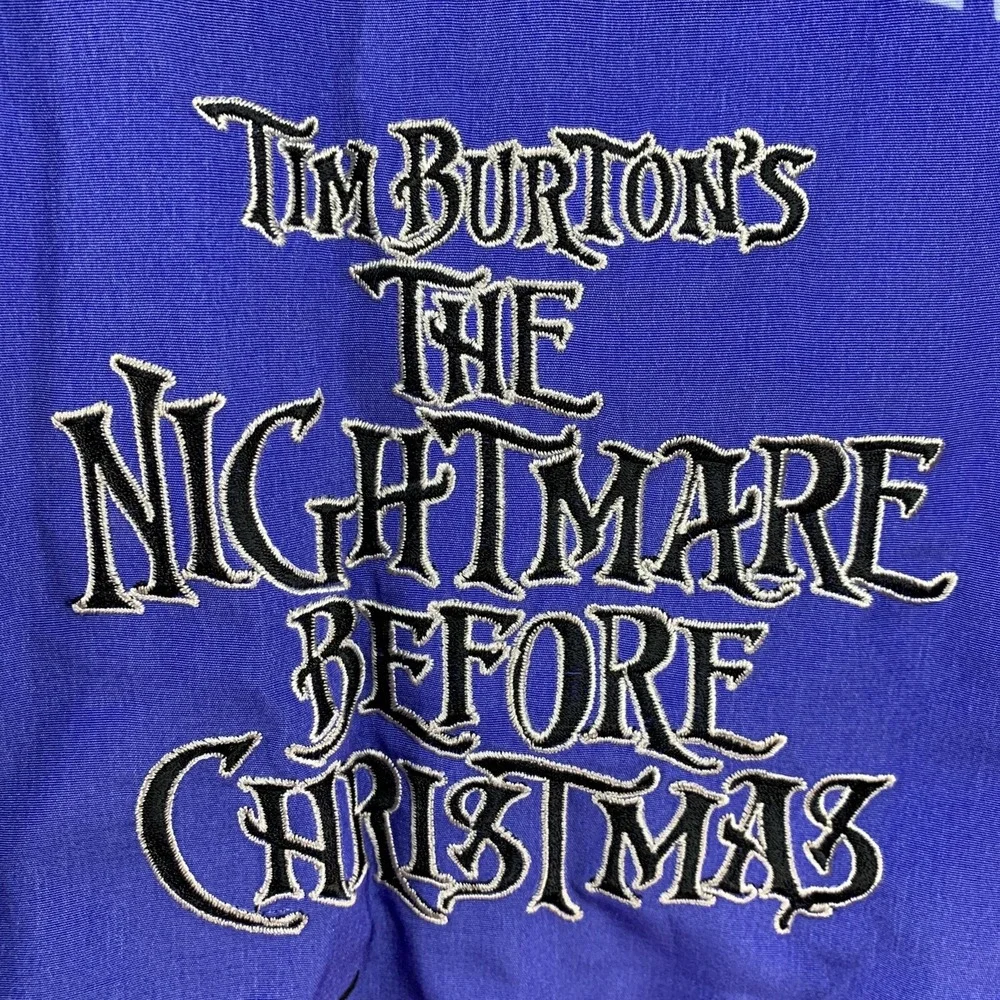 Tim Burton's Nightmare Before Christmas Men's Button Down Shirt Disney size S - Picture 10 of 14